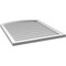 Ekena Millwork Arch Top Surface Mount PVC Gable Vent: Functional, w/ 2"W x 1-1/2"P Brickmould Frame, 30"W x 36"H GVPAR30X3602SF - alternate 5